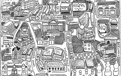 Buy Art Fair release Guide Map to Manchester's Culinary Hot Spots 