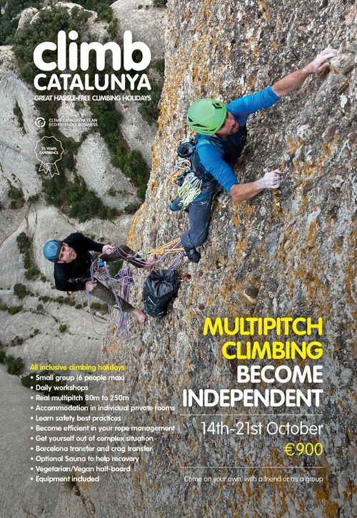 multipitch climbing offer