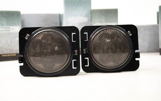 Smoked LED Sidemarker Lights, JK (LF0473 / JM-06758 / Morimoto)