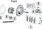 Front Disc Brake Rotor, KJ (52128247AA / JM-01355 / Crown Automotive)
