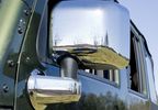 Door Mirror Arm Cover Kit, Chrome, 4 Piece; Wrangler JK (13311.03 / JM-03926 / Rugged Ridge)
