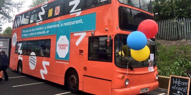 Just the ticket as Real Junk Food serve up an ethical  treat on a double decker bus