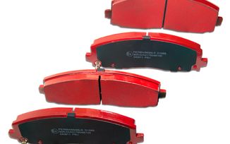 Brake pad set front axle Performance Red Line  JL (AS0321.30B / JM-07389 / DuraTrail)