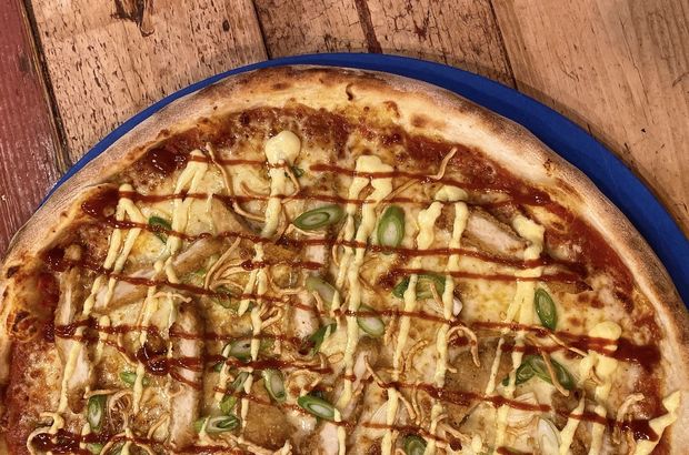Crazy! Pedro’s create a pizza with Tokyo Ramen and a beer with Camden