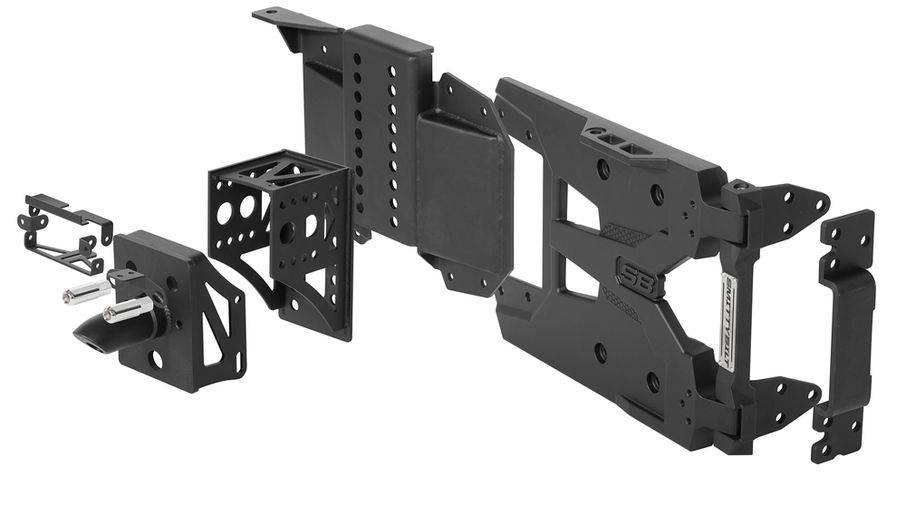 HD Pivot Tyre Carrier Kit, JL (SB7743 / JM-05720 / Smittybilt)