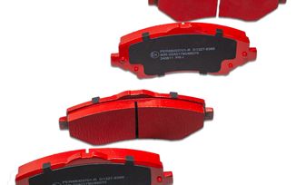 Brake pad set front axle Performance Red Line  JK (AS0321.22B / JM-07385 / DuraTrail)