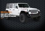 2" Spacer Lift with Shock Extensions, JL (JL7134E / JM-04377A / Rubicon Express)