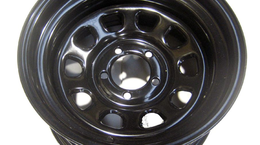 Steel Wheel 15" x 8" Black (345SB / JM-01908 / RT Off-Road)