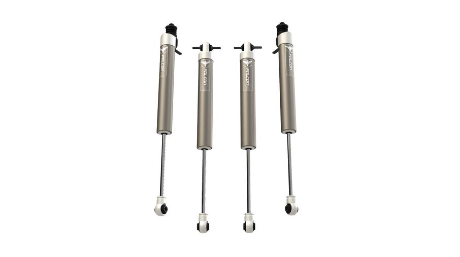 Falcon 1.1 Monotube Shock Kit, JK (2.5-3.5" Lift) (03-01-18-400-200 / JM-07339 / TeraFlex)