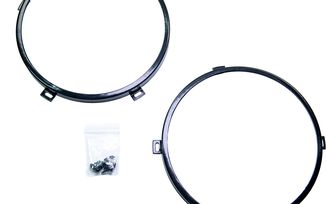 Headlight retainer set black  JK (68003772BLK / JM-07378 / DuraTrail)