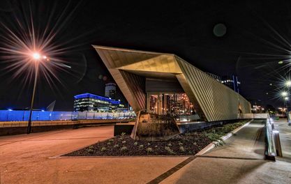 Alchemist's 'golden spaceship' lands in MediaCityUK