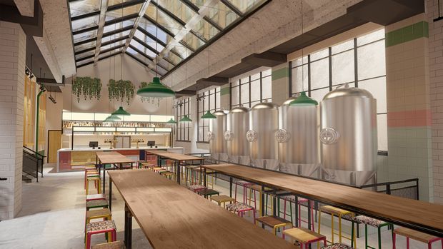 This is what the new Bundobust and its inaugural brewery will look like