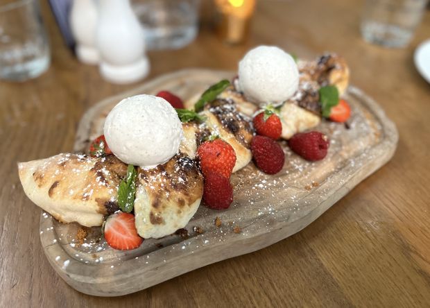 Gusto’s new menu includes their delicious dough for starter, main and dessert