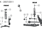 Suspension Strut (Front Right), MK (5105174AG / JM-00985 / Crown Automotive)