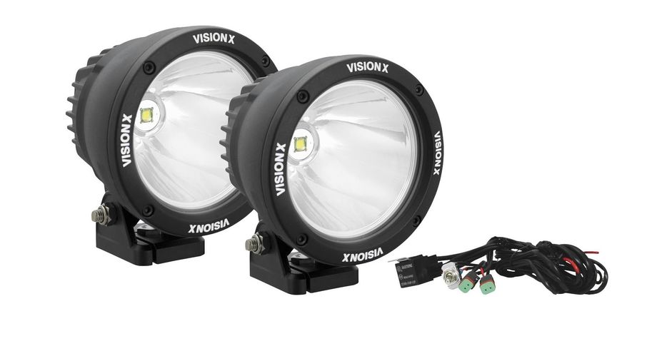 4.5” Cannon 25 Watt LED Driving Lights x 2 Kit (CTL-CPZ110KIT / JM-01821 / Vision X lighting)