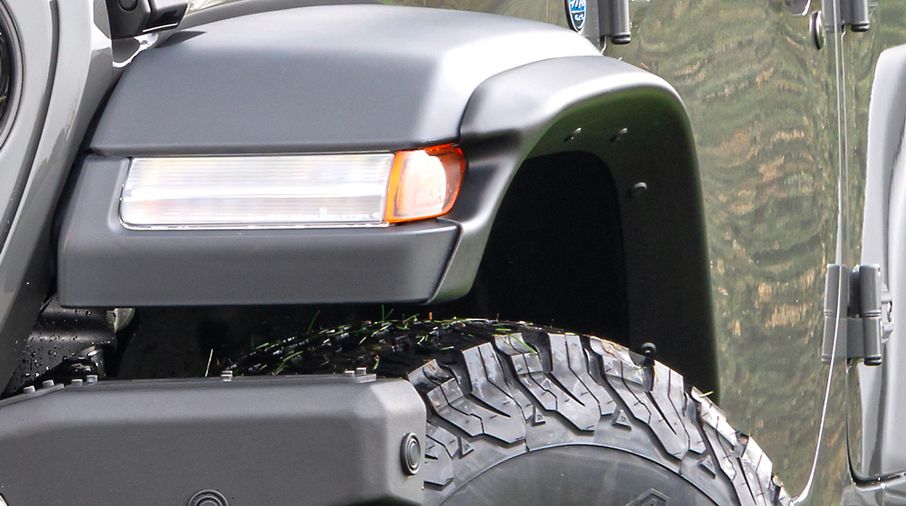 Fender Flare Extensions 2", JL (2024+ Rubicon) (1406.32A / JM-06833 / DuraTrail)