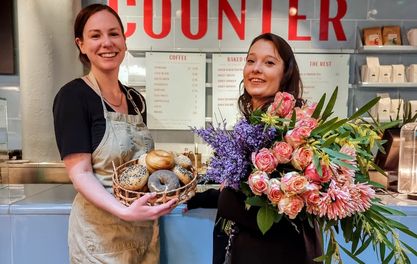 Bagels, flowers and schmears at Ducie Street Warehouse as Breadflower take over