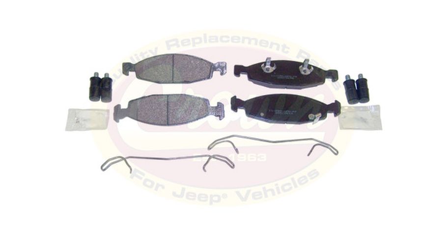 Brake Pad Master Kit, WJ Teves (5011969MK / JM-01654 / Crown Automotive)