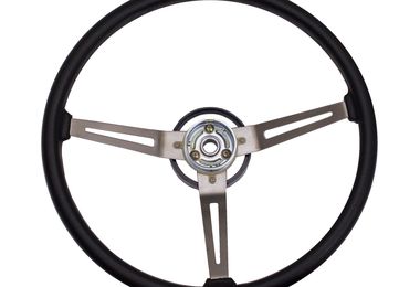 Steering Wheel, Vinyl; 76-95 Jeep CJ/Wrangler (18031.05 / JM-03439 / Rugged Ridge)