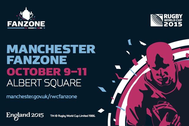 Rugby World Cup 2015 Fanzone - the place to see all the action in Manchester this weekend 