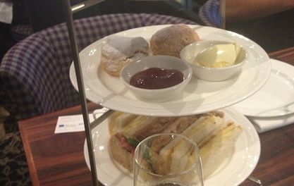 Afternoon Tea with a watery view at Damson in Salford Quays