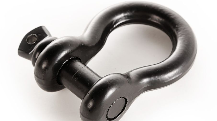 D-Ring Shackle, 3/4 inch, 9500 Lb, Black (11235.18 / JM-04693 / Rugged Ridge)