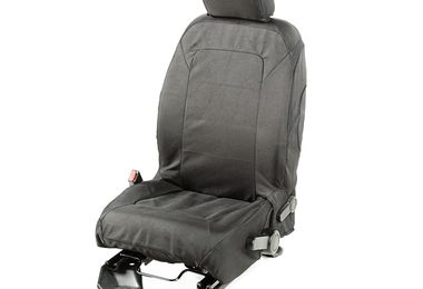 Elite Ballistic Seat Cover Set, Front, Black; 11-17 (13216.02/TF4851 / JM-04106B / Rugged Ridge)