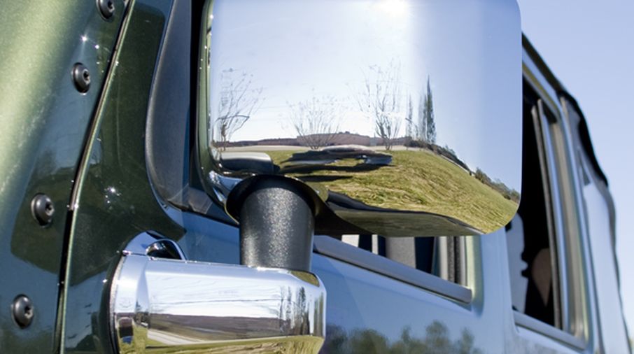Door Mirror Arm Cover Kit, Chrome, 4 Piece; Wrangler JK (13311.03 / JM-03926 / Rugged Ridge)