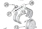 Rear Brake Wheel Cylinder (Left or Right) (4313056 / JM-00288 / Crown Automotive)