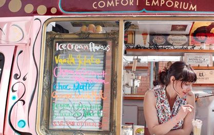 Chorlton's ice cream queen. Ginger, brings out new book, Melt