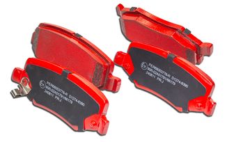 Brake pad set rear axle Performance Red Line  JK (AS0307.21B / JM-07386 / DuraTrail)