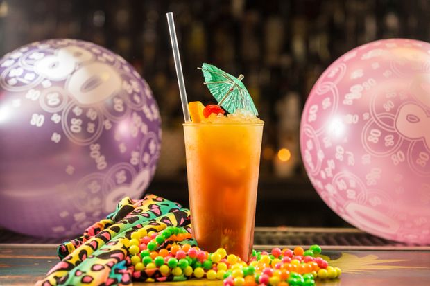 Tequila Sunrise? Blue Lagoon? Go back to the Future with The Liars Club