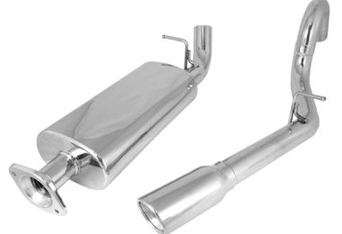 Stainless Steel Cat Back Exhaust System, 00-06  TJ (17606.71 / JM-02339 / Rugged Ridge)