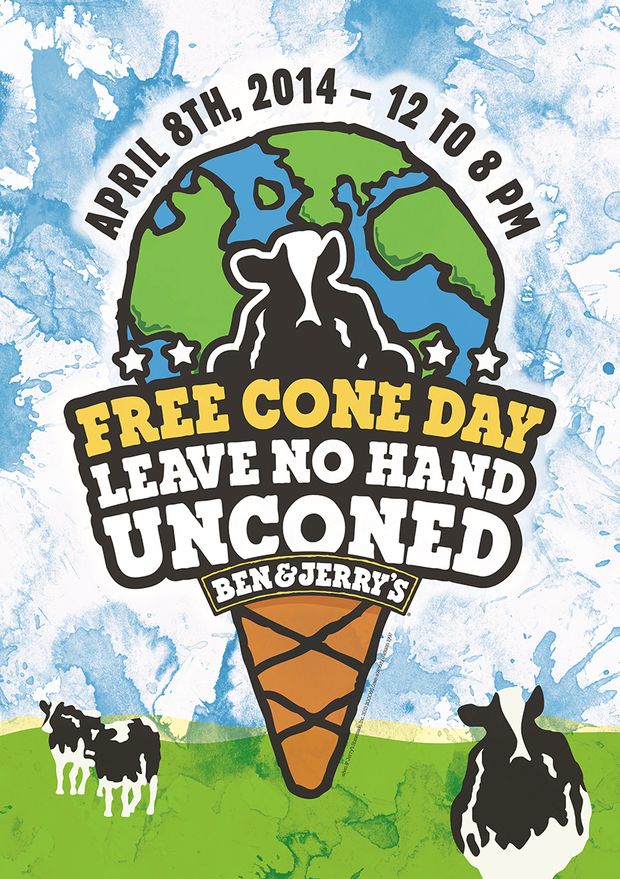 Free Cone Day at Ben and Jerry's at the ODEON Manchester Printworks