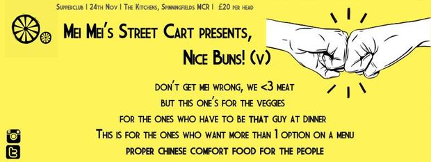 Nice Buns: Mei Mei's Street Cart presents supper club with unlimited steamed buns