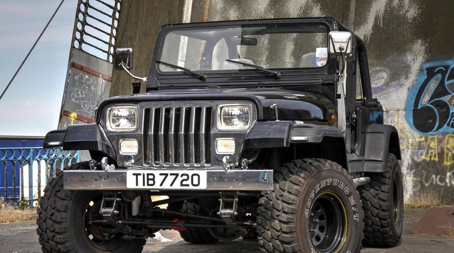 Stainless Steel Grille Overlay, YJ (RT34044) Jeepey Jeep parts