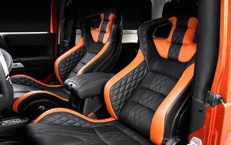 Leather Front & Rear Seat Package (GTBFR / JM-02529 / Chelsea Truck Company)