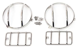Stone Guard Set, Stainless, TJ (AS1558.27 / JM-06829 / Kentrol)