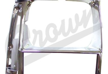 Headlight Bezel (Black/Chrome-Right) (55034078 / JM-03386 / Crown Automotive)