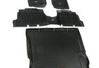 Floor Liner Kit, Black, JK 4 Door (12988.04 / JM-03279/C / Rugged Ridge)
