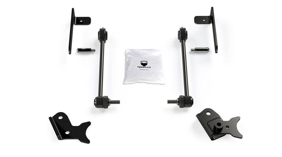 Front Sway Bar Quick Disconnect Kit (0-4.5” Lift), JL / JT (1764000 / JM-05600/D / TeraFlex)