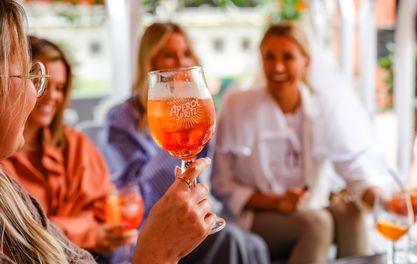 A pop-up Piazza at The Oast House is giving away free Aperol Spritz during the heatwave 