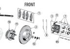 Front Hub to Rotor Stud (52098680 / JM-00737 / Crown Automotive)