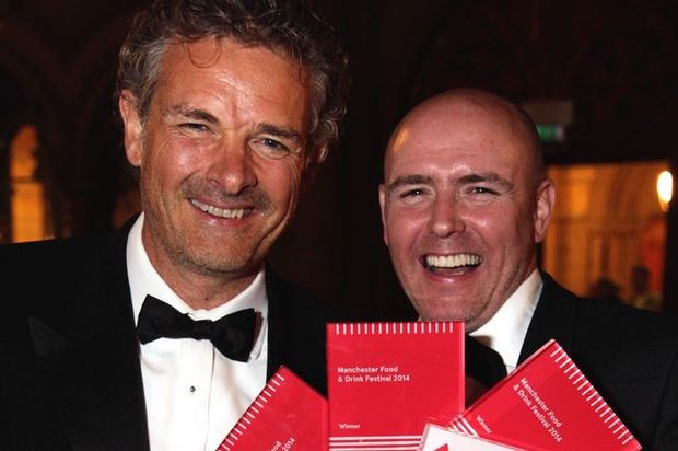 Tim and Aiden rule at Manchester Food And Drink Awards