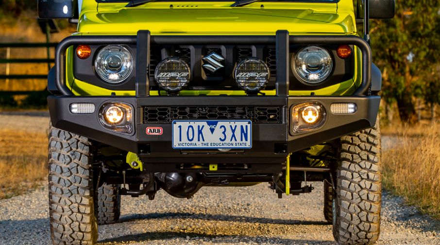Car Parts Front Bumper With Light For Suzuki Jiminy 4x4 Offroad