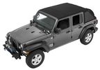 Trektop NX, Jeep JL 4 Door, Black Diamond (56863-35 / JM-03702/J / Bestop)