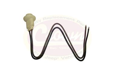 Side Marker / Indicator Socket and Cable (J5455853 / JM-00209 / Crown Automotive)