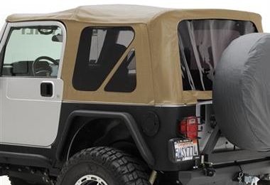 Spice Replacement Soft Top with Tinted Windows, TJ (S/B9970217 / JM-05786 / Smittybilt)