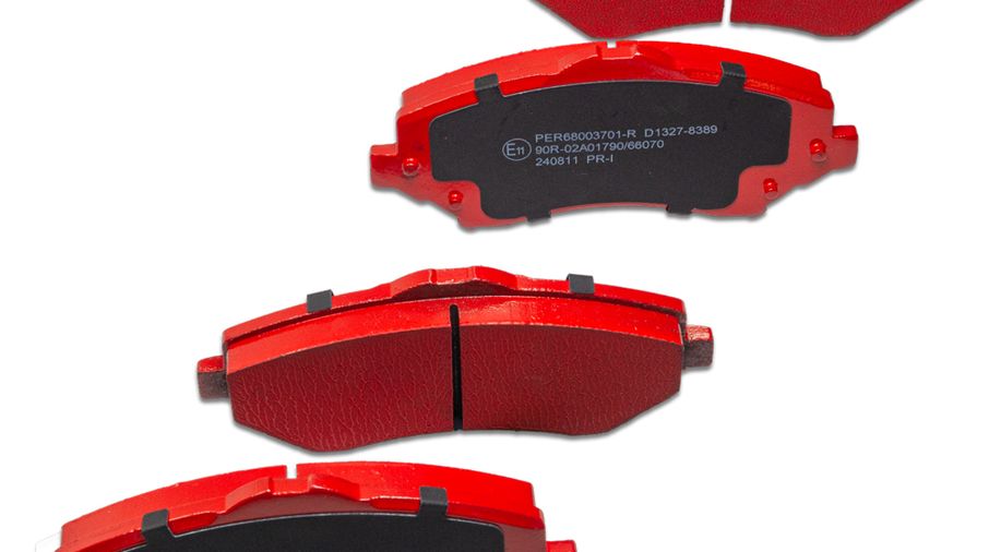 Brake pad set front axle Performance Red Line  JK (AS0321.22B / JM-07385 / DuraTrail)