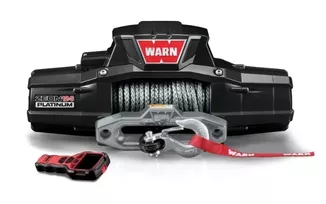 ZEON 12-S Platinum Winch with synthetic rope. (95960 / Jm-07434 / Warn)